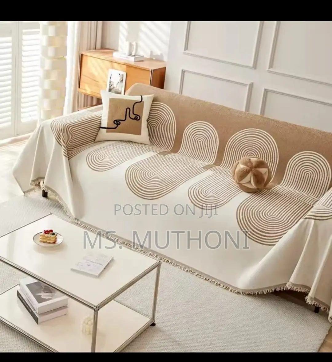 Modern Nordic Decorarive Throw Blanket (; 127cm *172cm*)