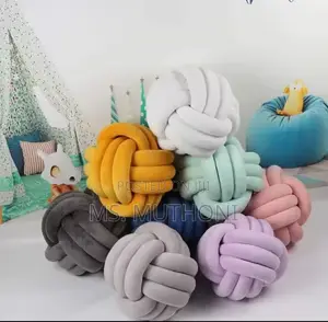 Knot Pillow Round Ball Home Decor Cushion