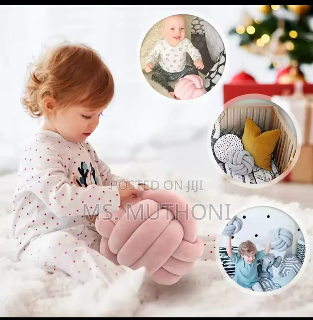 Knot Pillow Round Ball Home Decor Cushion