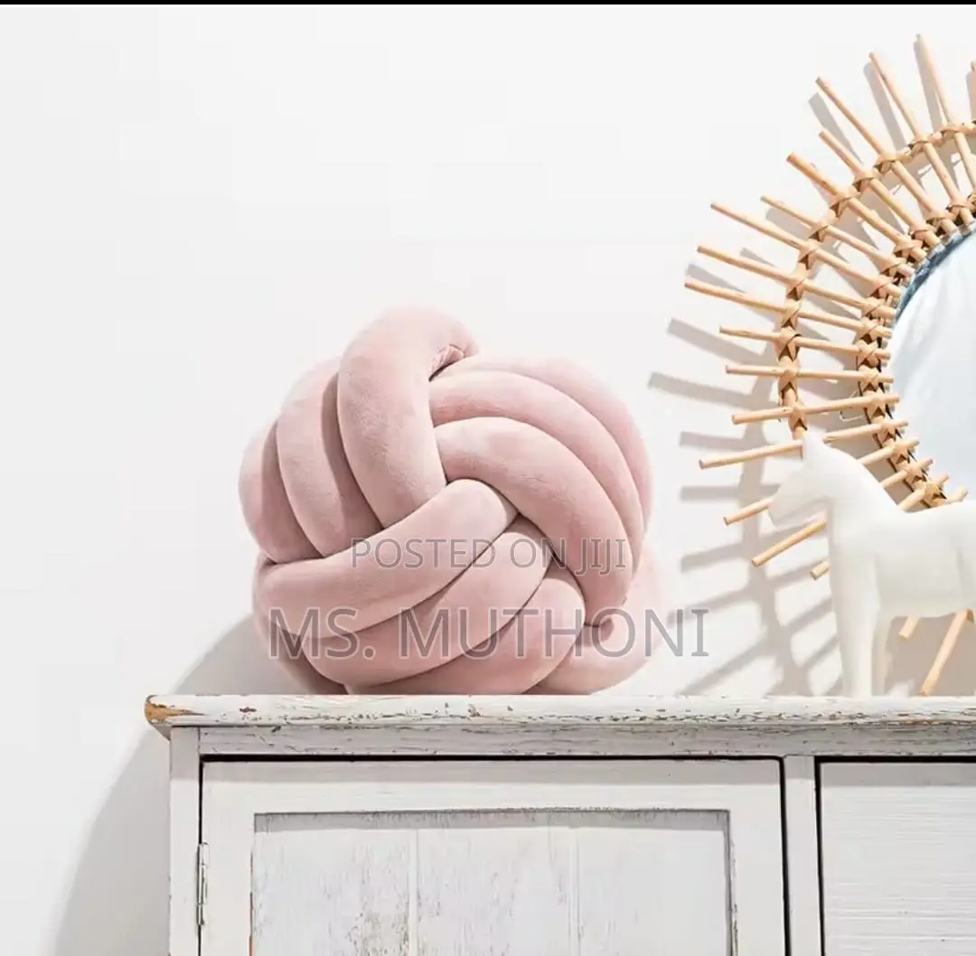 Knot Pillow Round Ball Home Decor Cushion