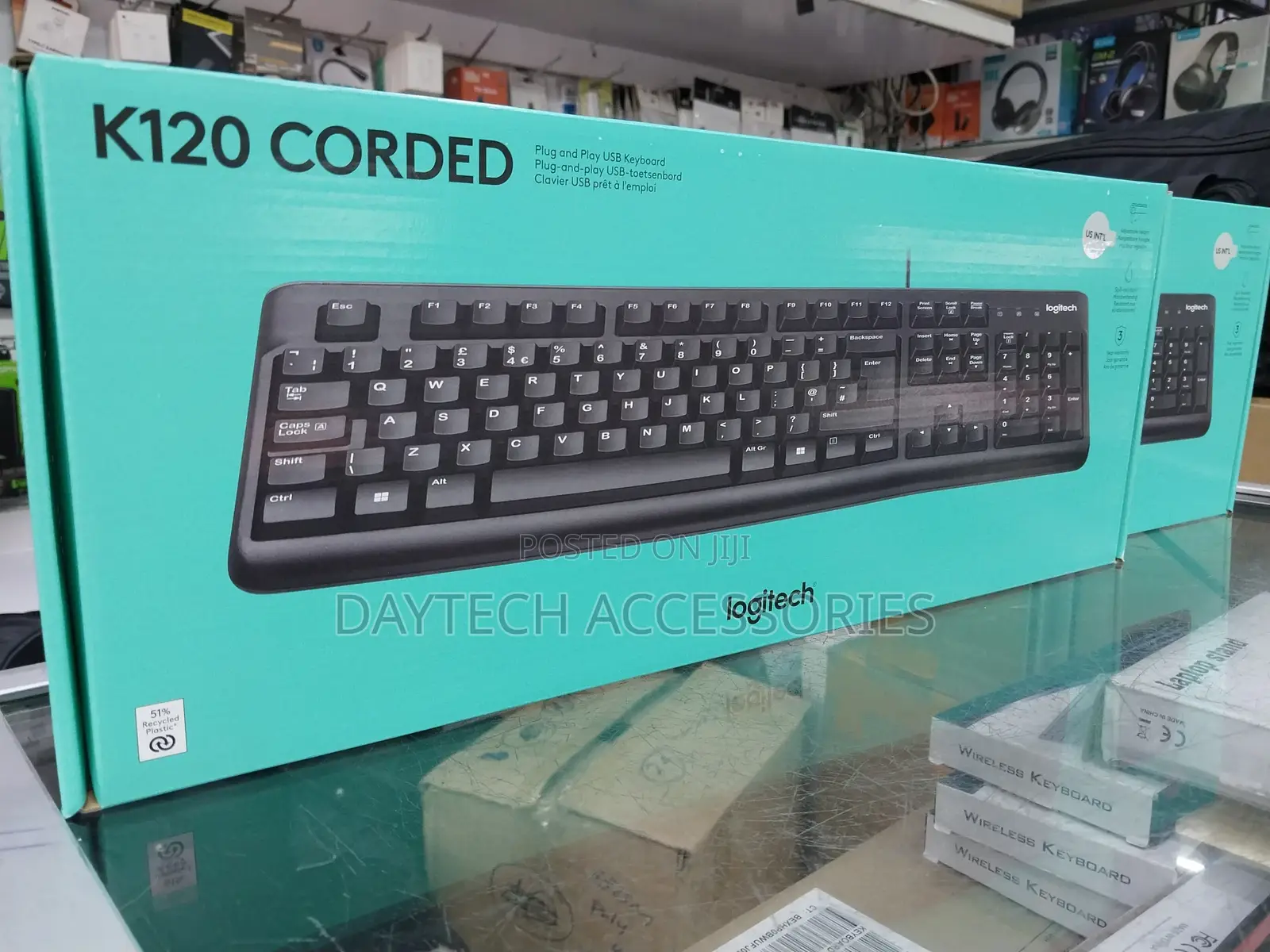 Logitech Wired Keyboard Usb Plug-and-Play Full-Size.