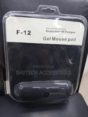 F-12 Quality Rubber Ergonomic Mouse Pad With Wrist Gel Support