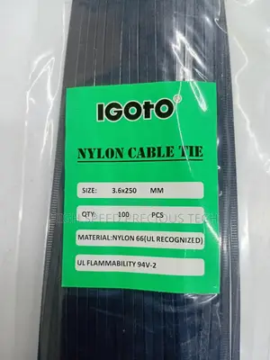 Cable Ties 3.6*250mm 10" Black Only