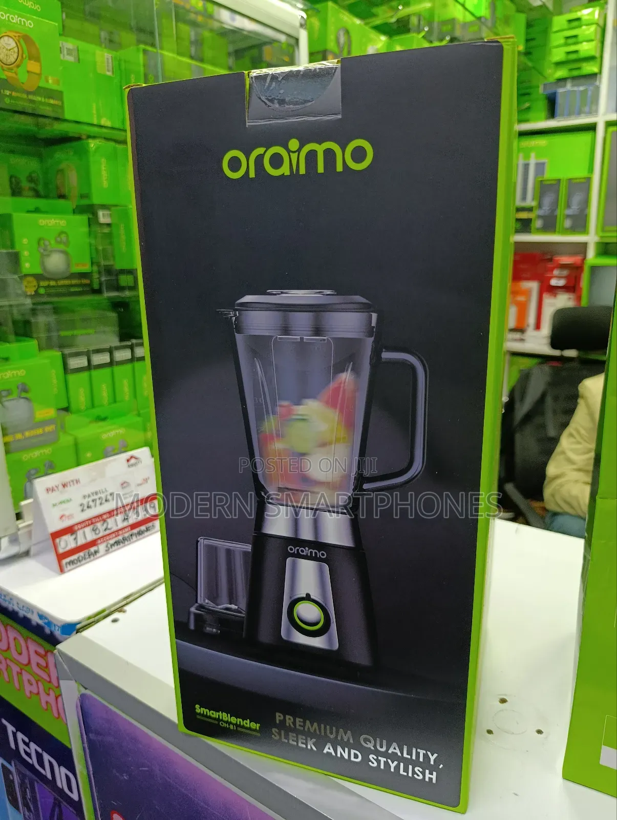 Oraimo Smart Blender, 1.5l Speeds Control Blender.
