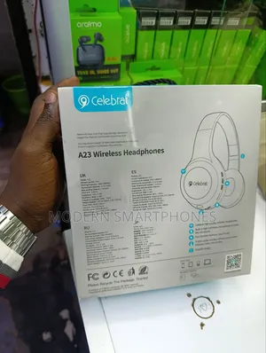 Celebrat A23 Wireless Bluetooth Headphone - 2.5 Hours Charging Time