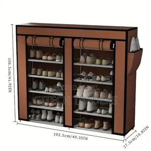 Double Shoe Rack With Cover