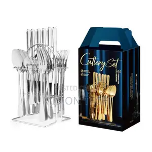 Golden Cutlery Set