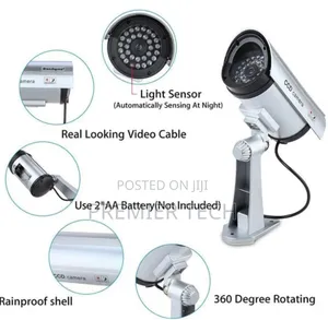 Dummy Wireless Camera Plastic Fake CCTV Camera