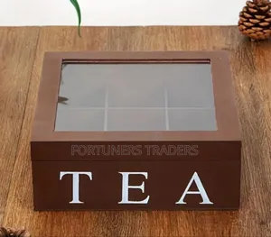Tea Box - Luxury Wooden Tea Bag Organizer