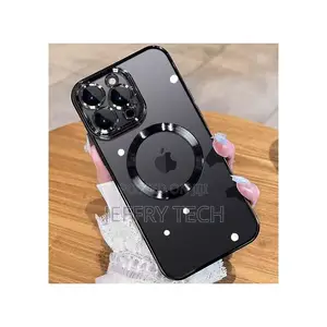 Gyterj iPhone 13 Pro Max Magsafe Plated Clear Case