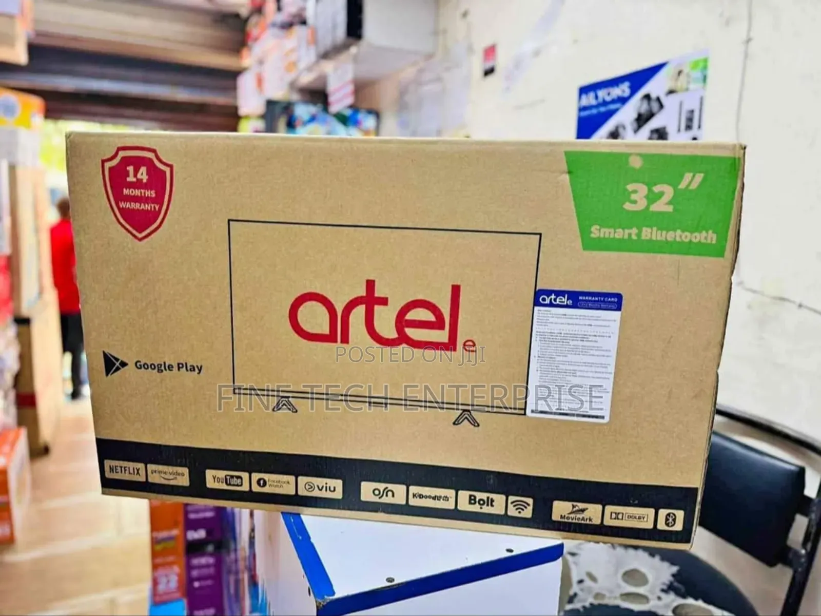 Artel 32" Smart Android Digital Tv With Bluetooth