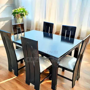 Dining Table Set an Edgy and Dashing Dining Table Set, 6 Seater