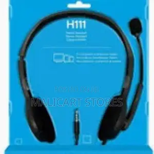 Logitech H111 Wired Stereo Headset With Noise-Cancelling Microphone