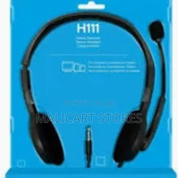 Logitech H111 Wired Stereo Headset With Noise-Cancelling Microphone
