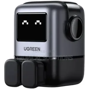 Ugreen Uno Robot 65w 3-Port Gan Fast Charger Uk Grey
