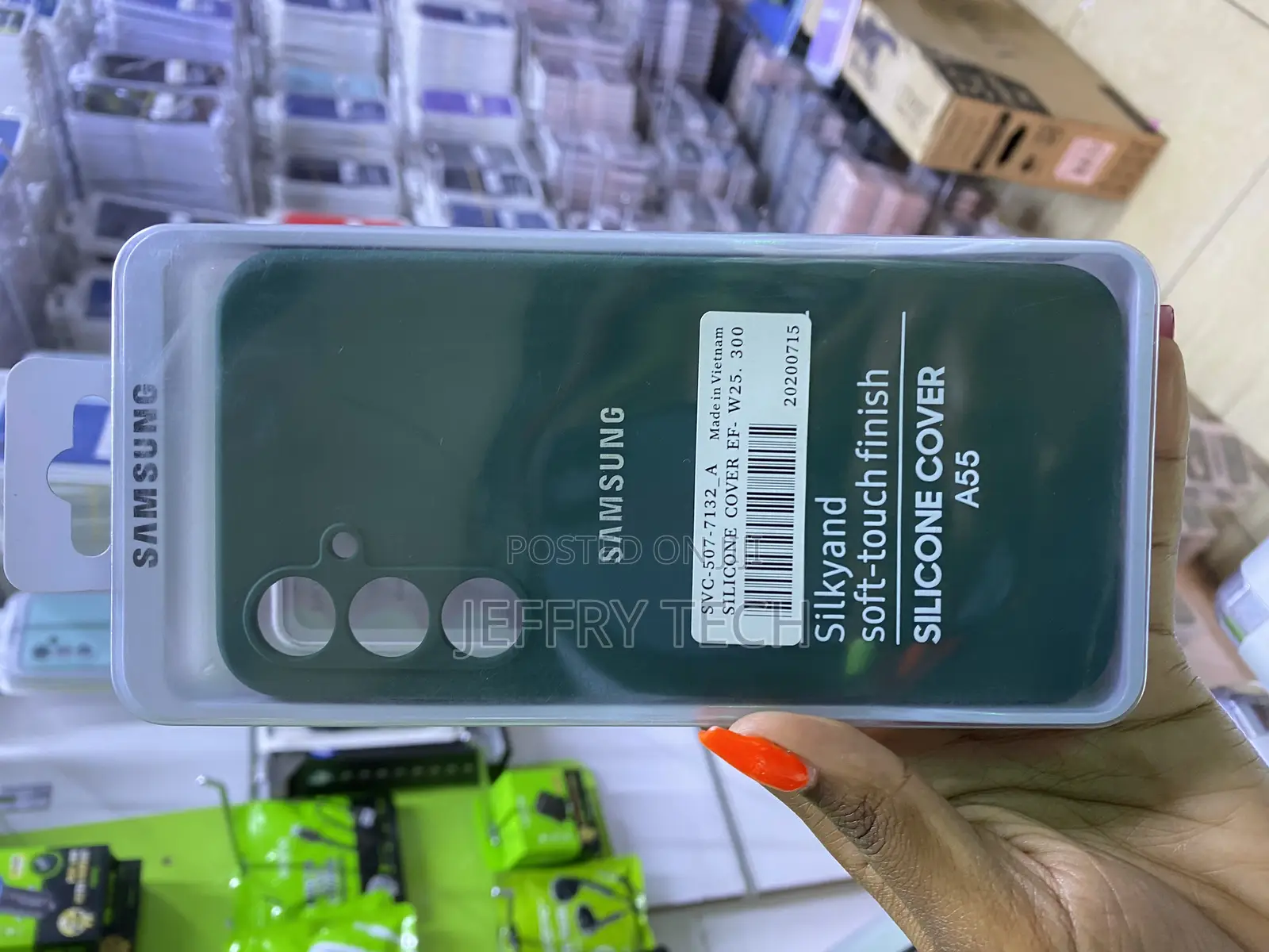Fkay Silicone Back Cover Case for Samsung Galaxy A55