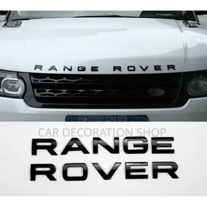 Gloss Black Range Rover Bonnet/Boot Trunk Letters