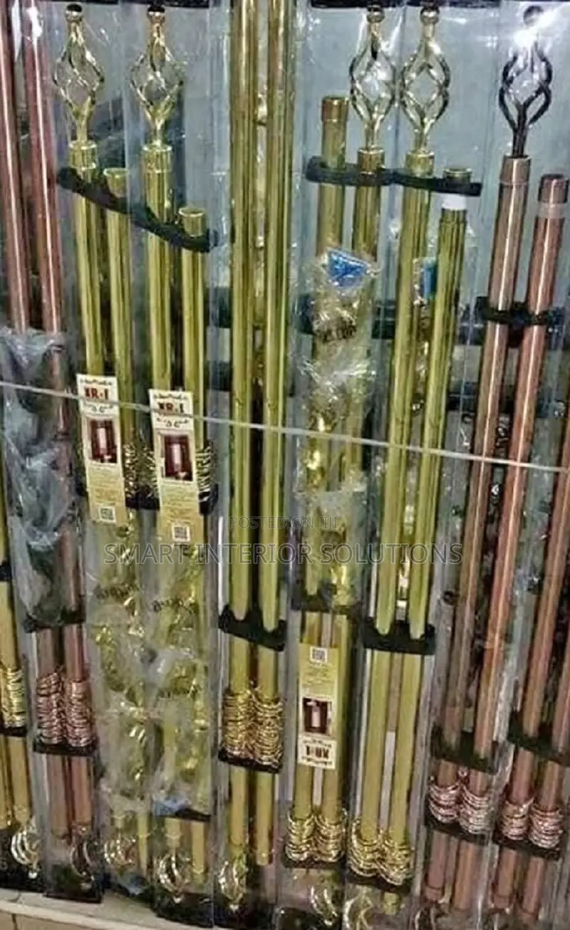 Rust Resistant 2 Metrs Double Curtain Rods