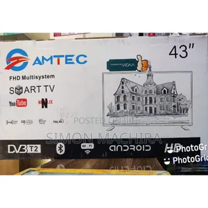 Amtec 43 Inch Smart Vidaa Frameless Bluetooth