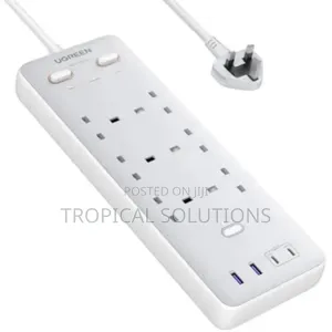 Ugreen Surge Protector Power Strip (6ac Outlets+ 65w 2a2c)