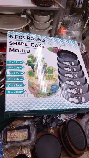 6 PCS Round Shape Cake Mould