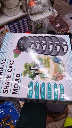 6 PCS Round Shape Cake Mould Different Sizes