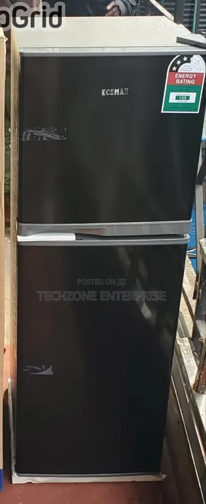 Ecomax 138 Litres Dark Silver Double Door Fridge Quality
