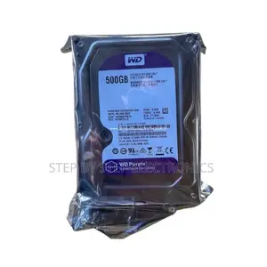 Wd 500gb Purple Surveillance 3.5" Sata Hard Disk With 64mb Buffer