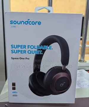 Anker Soundcore Space One Pro Foldable Headphones – Black