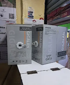 Cat6 Utp 24awg PVC Cable Roll – 305m Cat6