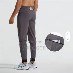 Men's Lightweight Quick Dry Casual Jogger Gym Hiking Pant With Pockets