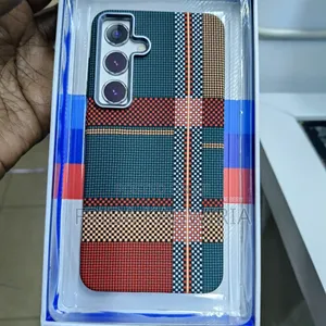 Samsung Galaxy S23 Carbon Fiber Tribal Back Cover ( Kitenge)