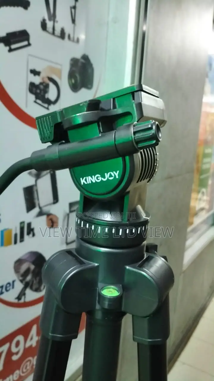 Kingjoy Professional Fluid Head Tripod Stand Vt 1500