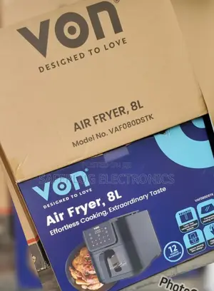 Von 8l Digital Slim Design Air Fryer