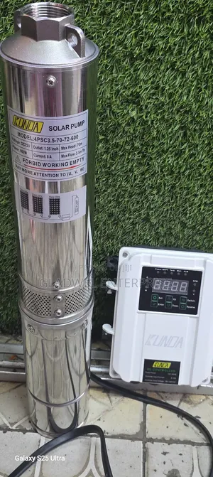 Kunda Solar Submassible Pump 70m With Control Box