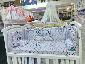 *Baby Cot Bumper With Bedsheets*
