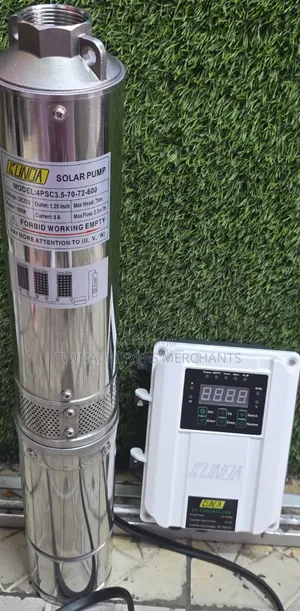 Solar Submersible Water Pump 70mtrs 600w 72v