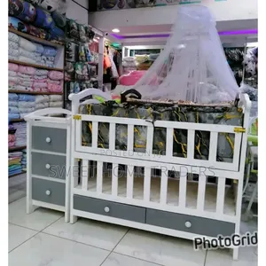 2*4 Feets Baby Bed Package With Drawers