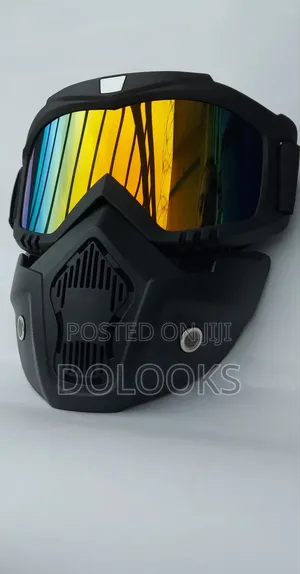 Motorcycle Mask / Biker Full Face Mask// Detachable