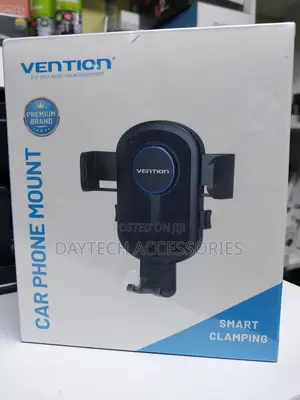 Vention One Touch Car Phone Mount With Suction Cup - Black