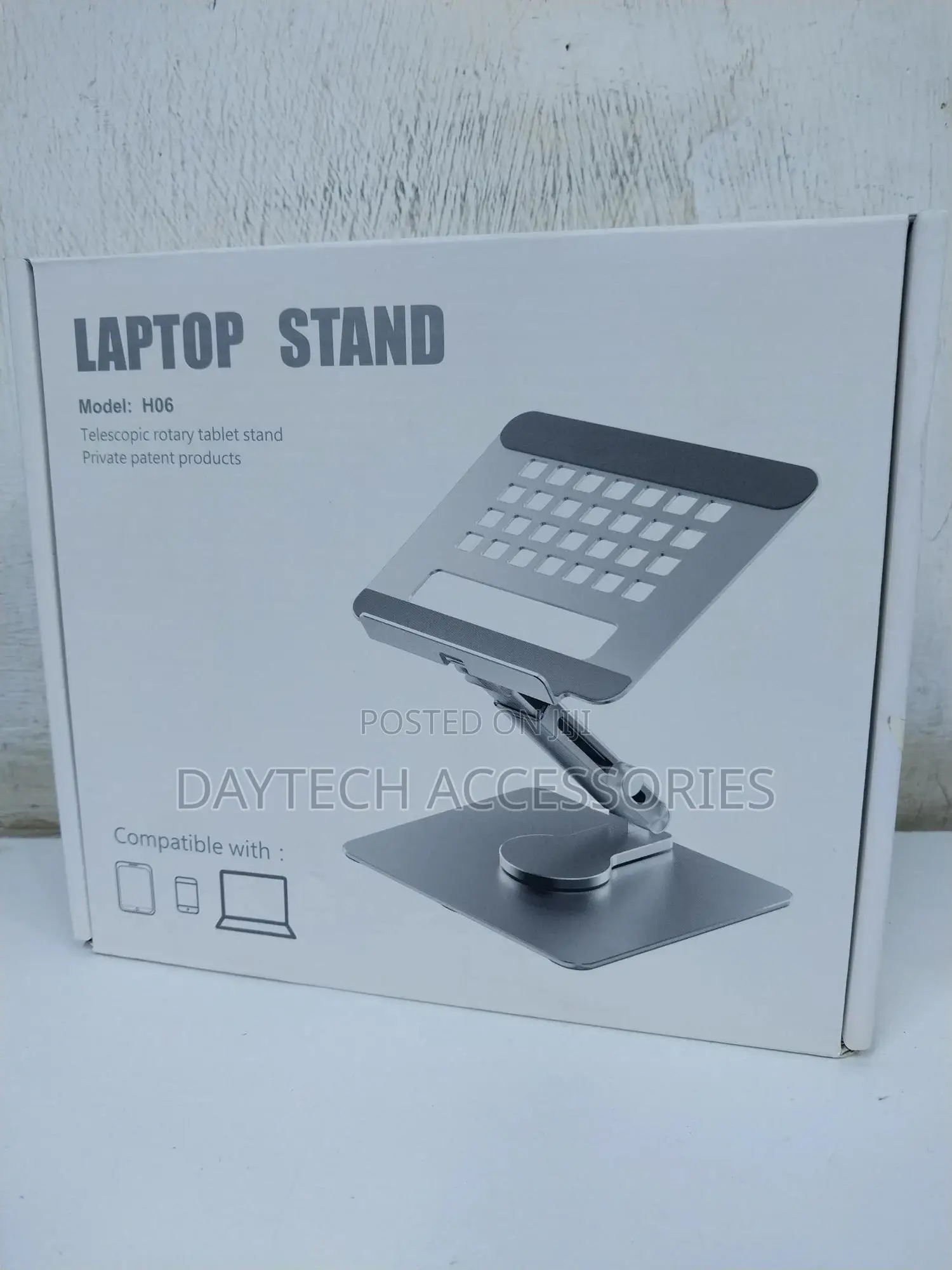 H06 Tablet Stand Desktop Adjustable Folding Stand Portable