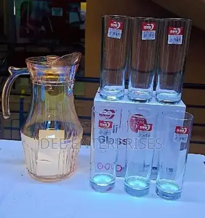 Deli Glassware Water Sets
6 Pc Highball Glasses 1.8l Jug