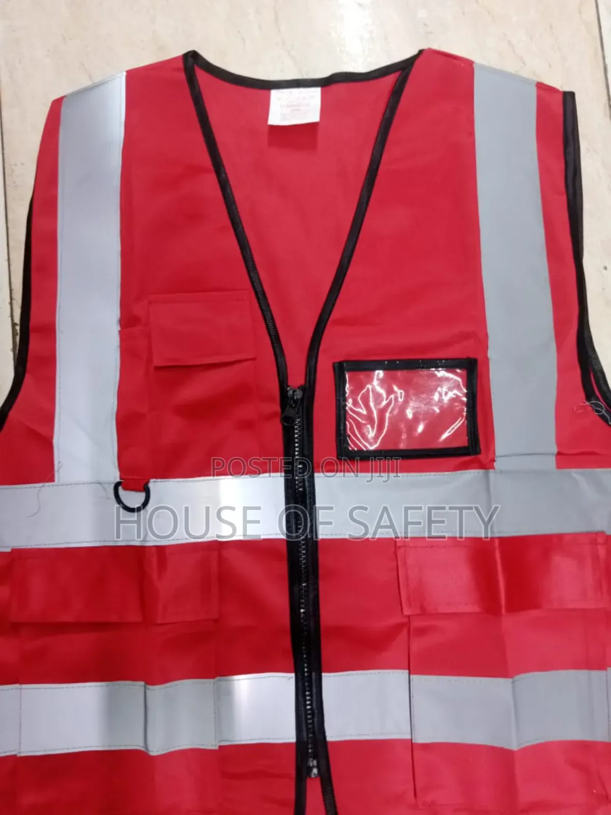Red Reflectors With Zip