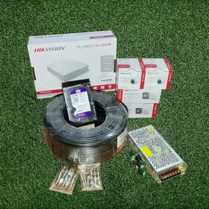 4 Hikvision Dome Bullets 1080p 2mp CCTV Cameras Complete System