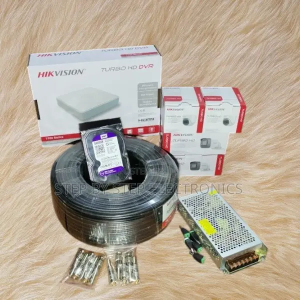 Home Security 4 Hikvision 1080p 2mp CCTV Cameras Complete Package