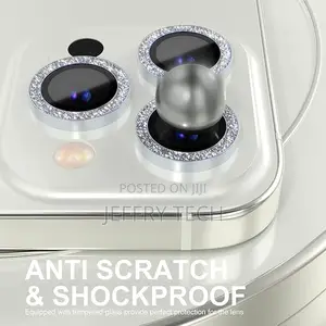 Choiche iPhone 14 Pro Camera Lens Protector Bling Metal Ring Protector