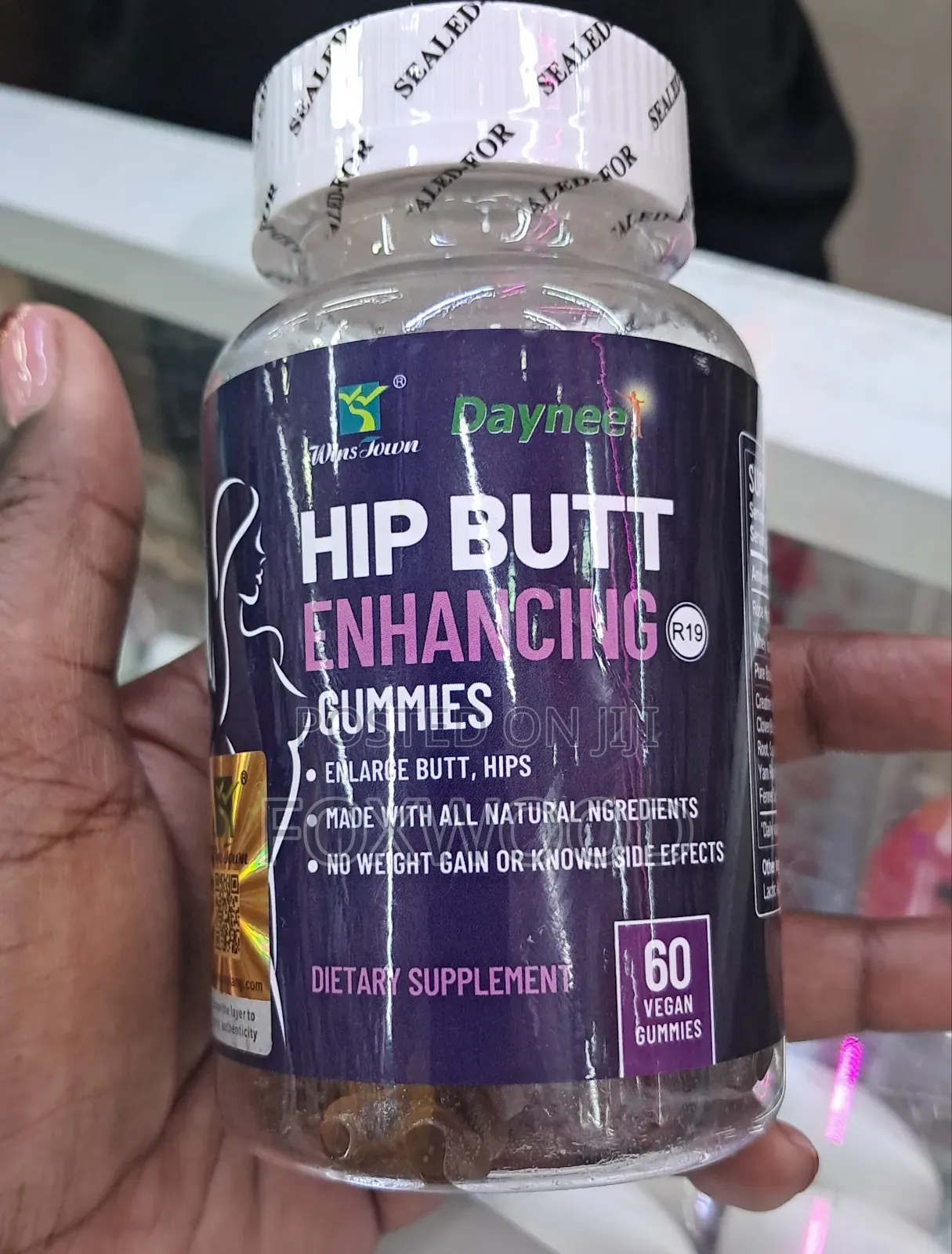 Daynee Hip Butt Enhancing Gummies, a Dietary Supplement
