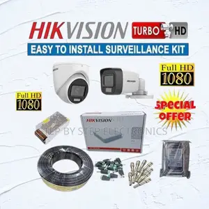 2 Hikvision 1080p Cameras Surveillance System With Smartphone Viewing