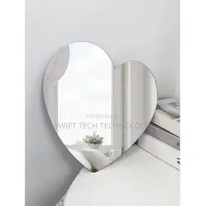 Acryllic Mirror Heart Shape