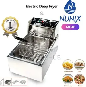 Nunix Single Deep Fryer Machine - 6l-2500w